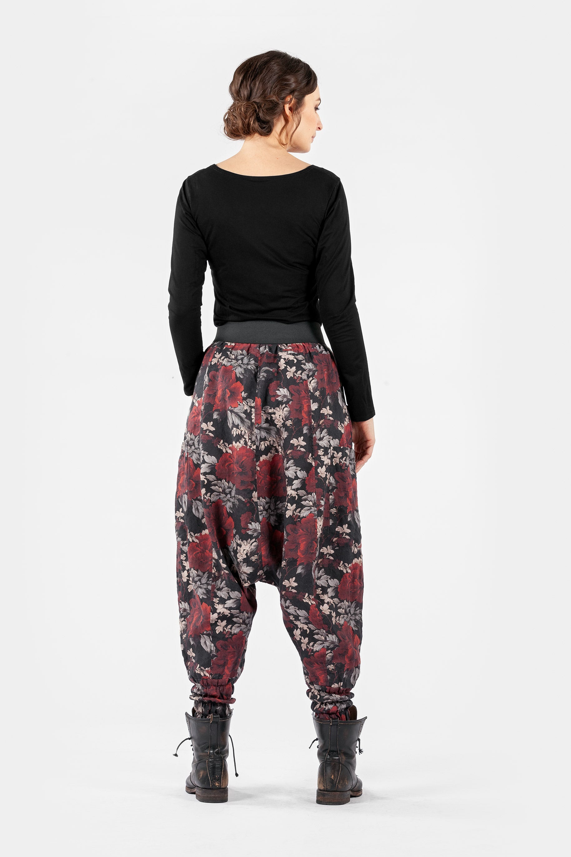 Linen harem pants