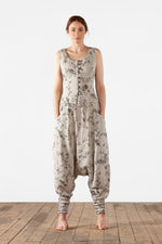 Linen harem pants