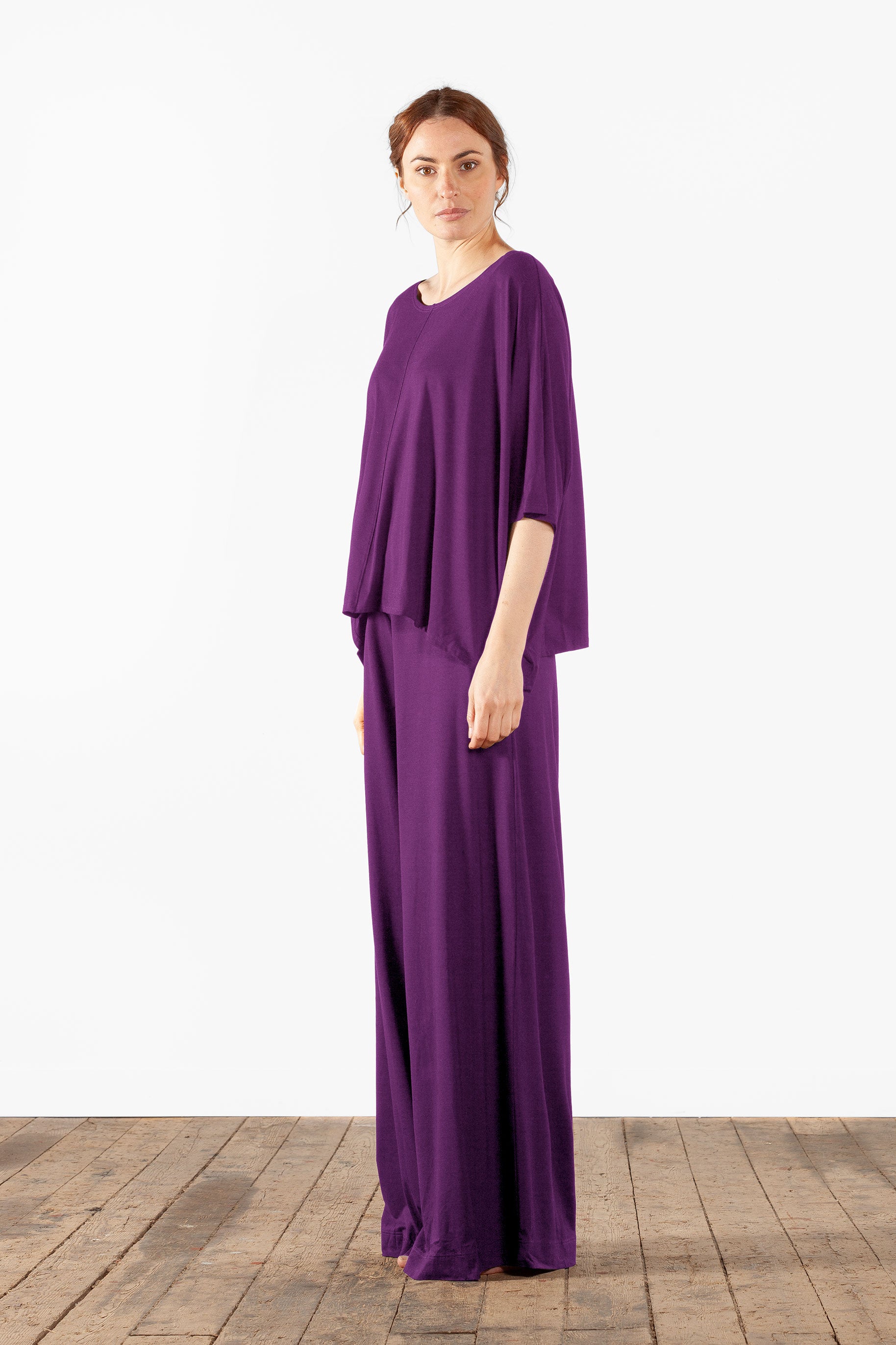 Oversize top in viscose